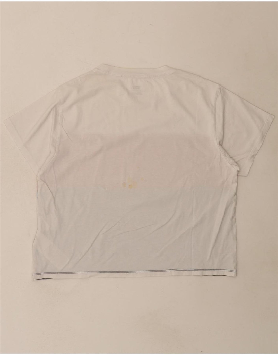 LEVI'S Womens Graphic T-Shirt Top UK 14 Medium Multicoloured Colourblock Vintage Levi's and Second-Hand Levi's from Messina Hembry 