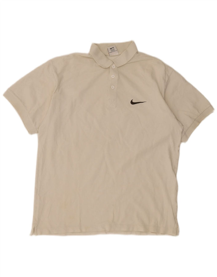 Tricou polo Nike pentru bărbați UK 39/41 Medium White