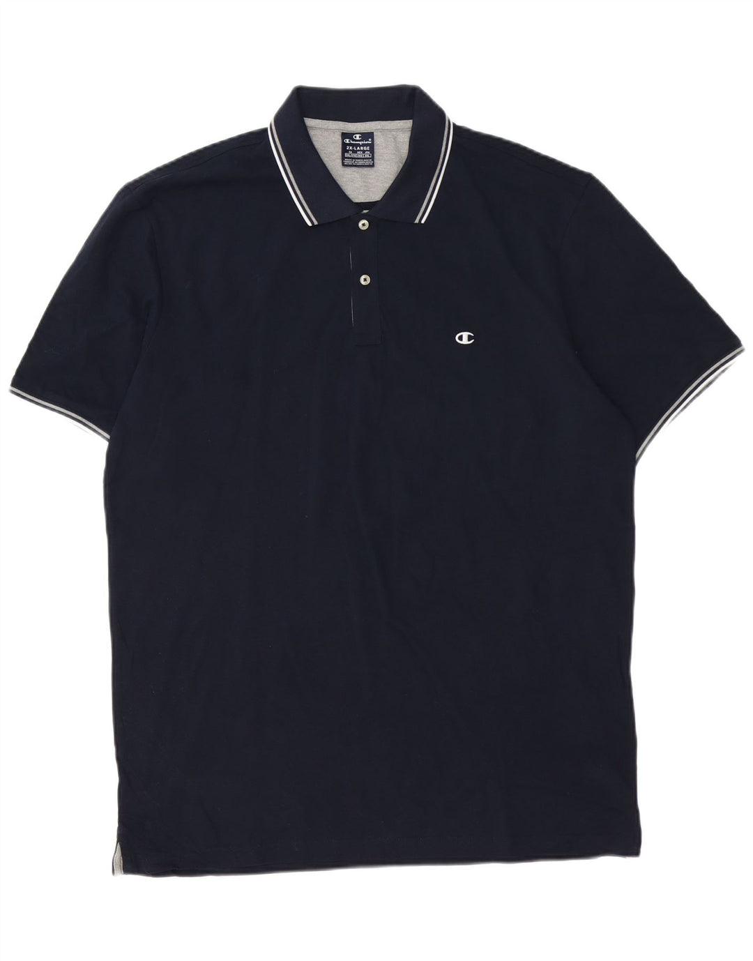 Tricou polo pentru bărbați Champion 2XL, bumbac bleumarin