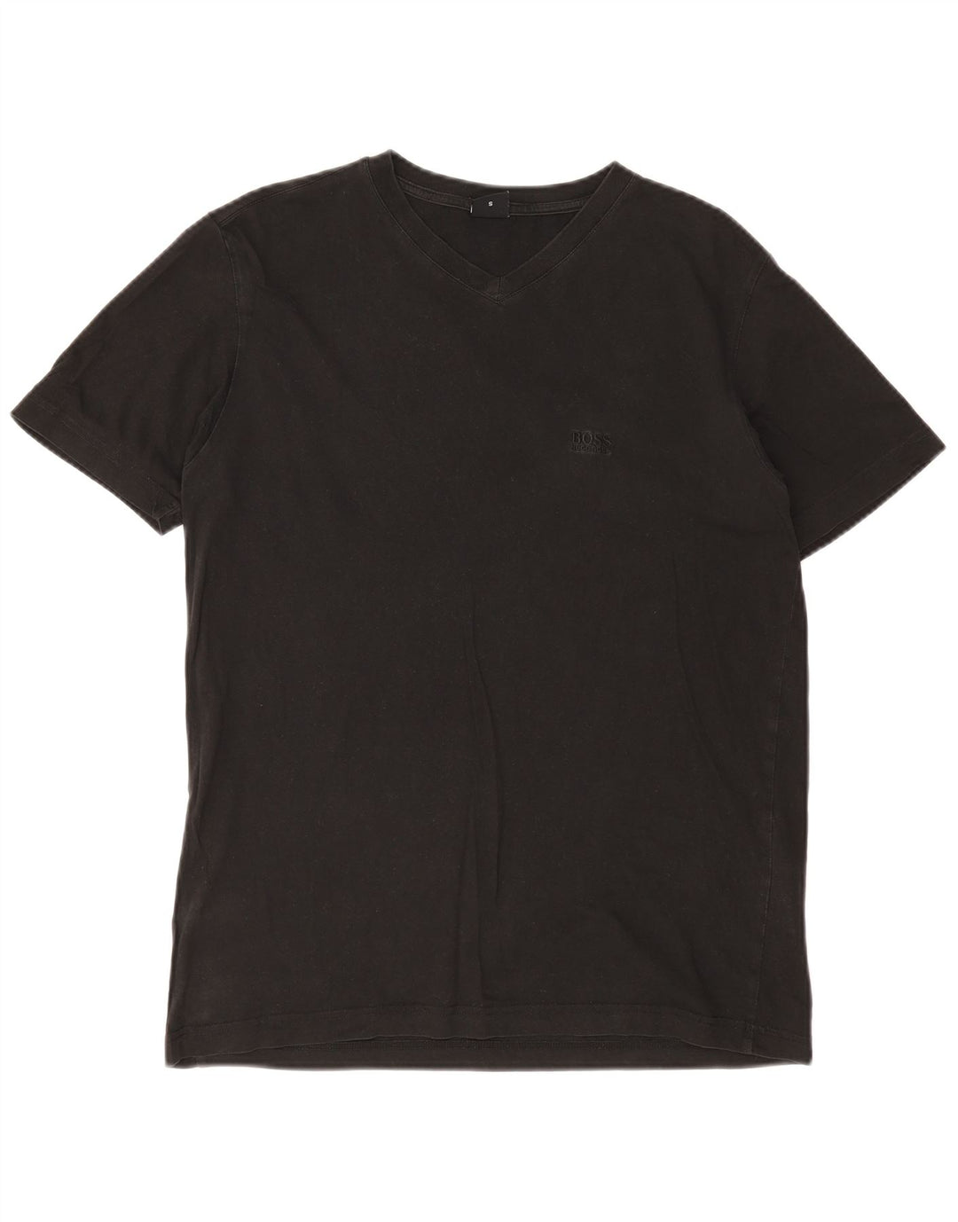 Tricou pentru bărbați HUGO BOSS Top mic bumbac negru