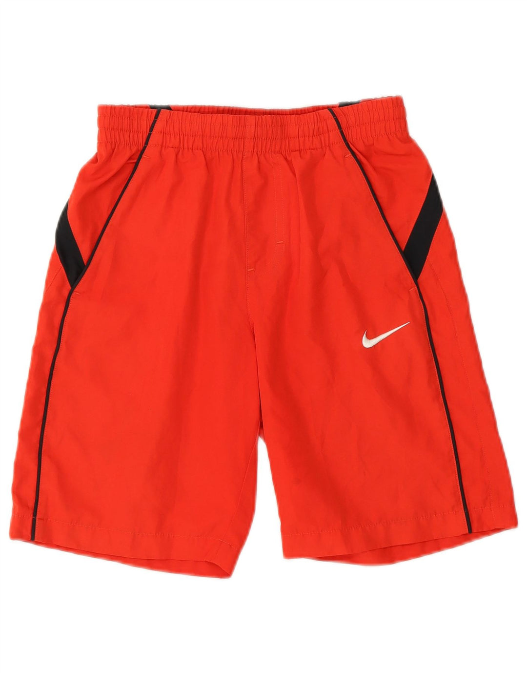 Pantaloni scurți sport NIKE pentru băieți 8-9 ani, roșu, poliester color bloc
