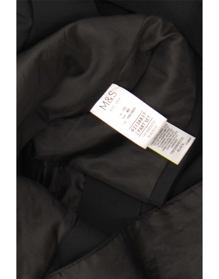 Trench pentru femei Marks & Spencer UK 12 Poliester mediu negru