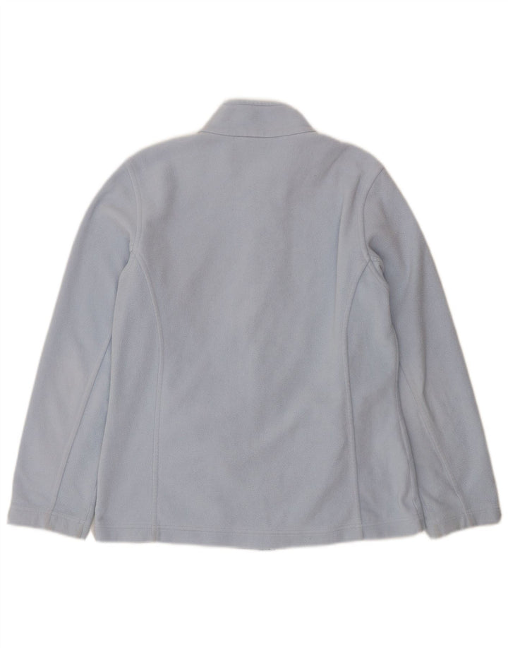 Jachetă fleece supradimensionată pentru femei Marks & Spencer UK 10 Small Blue Poliester