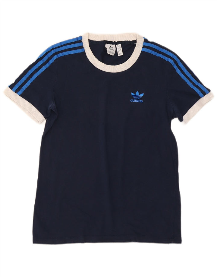 ADIDAS Tricou pentru femei Top UK 10 Small Bleumarin Bumbac