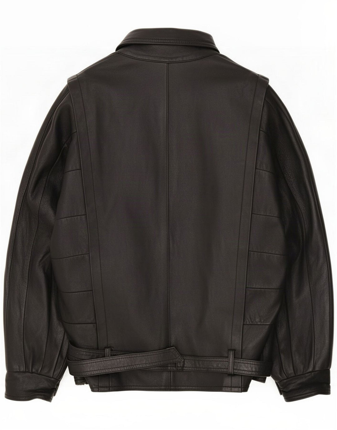 Jachetă de piele vintage pentru bărbați UK 40 Large Black