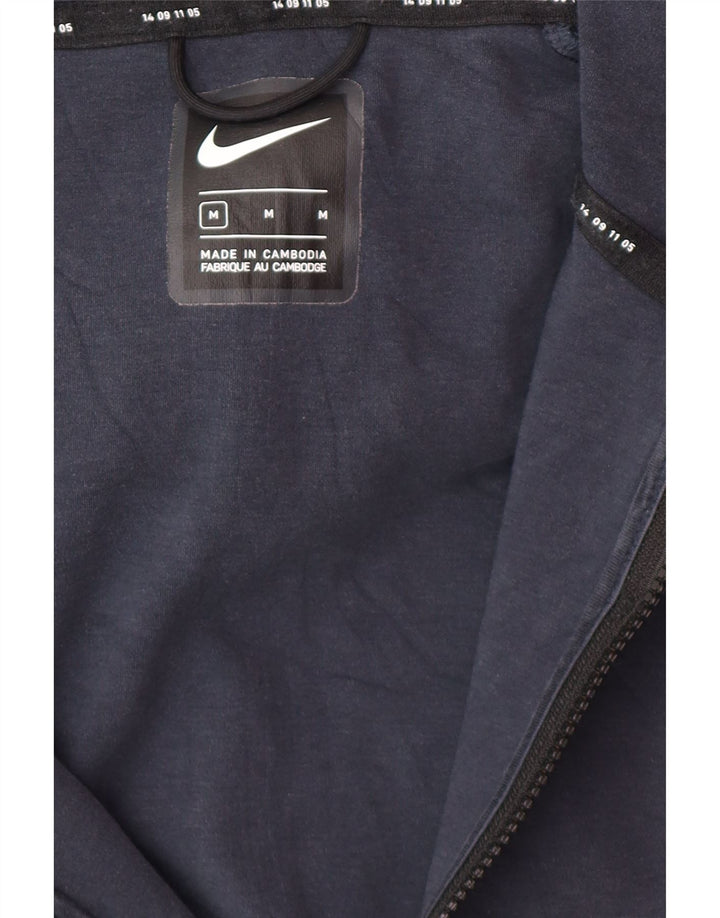 Pulover NIKE pentru bărbați, cu fermoar, bleumarin mediu