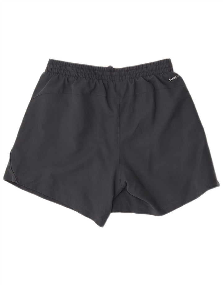 Pantaloni scurți sport pentru bărbați Adidas Climalite, gri mediu, poliester
