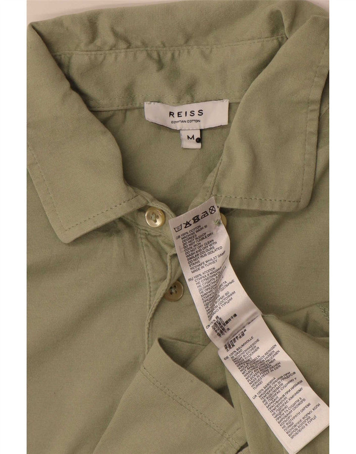 Tricou polo Reiss pentru bărbați, bumbac kaki mediu