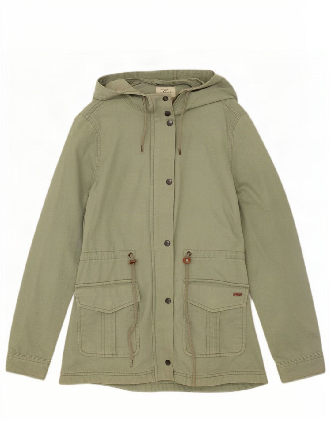 Jachetă cu glugă Levi's pentru femei UK 10, bumbac verde mic