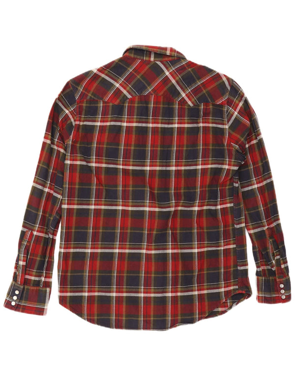 Cămașă de flanel pentru bărbați Levi's, cu carouri mari, roșii
