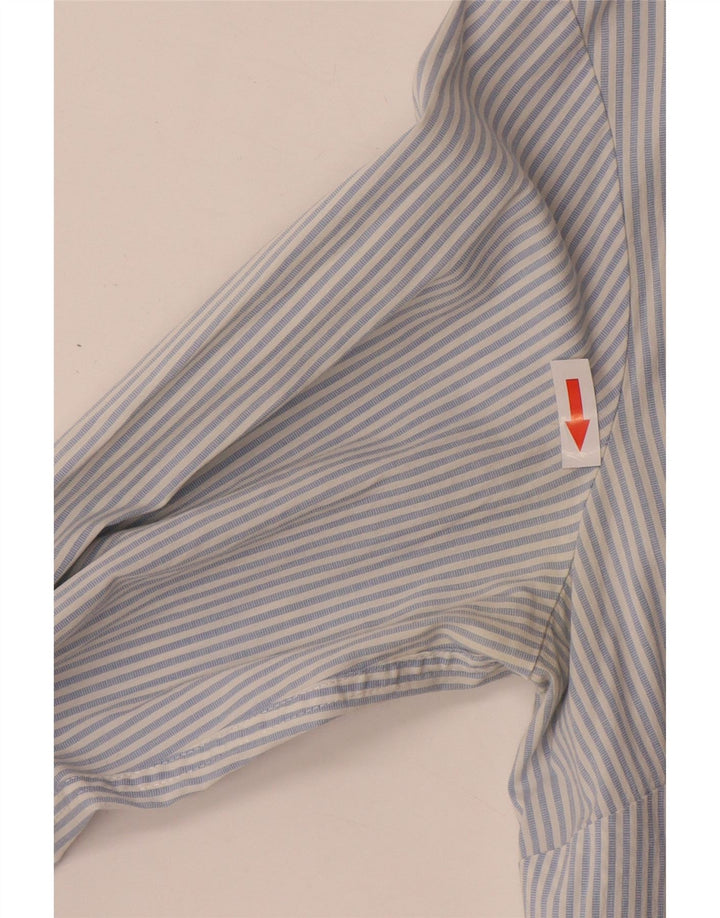 Cămașă Tommy Hilfiger pentru femei US 8 Medium Blue Pinstripe Bumbac