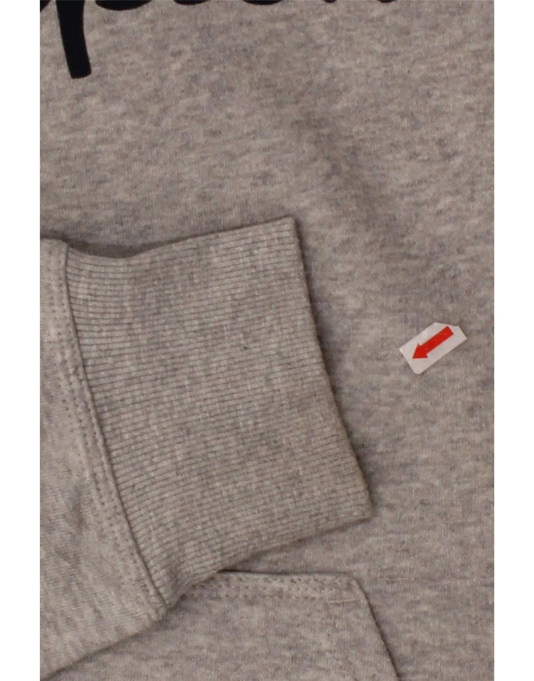 CHAMPION Mens Graphic Hoodie Jumper Small Grey