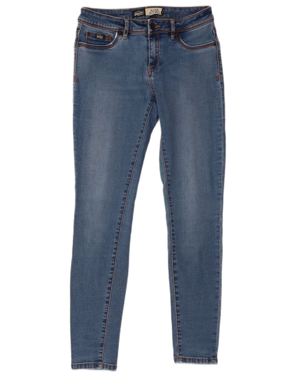 Blugi skinny Superdry Alexa Jegging pentru femei W28 L30, bumbac albastru