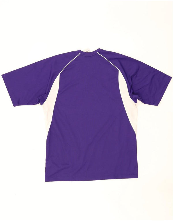 Tricou pentru bărbați Adidas Top mic violet din poliester color bloc