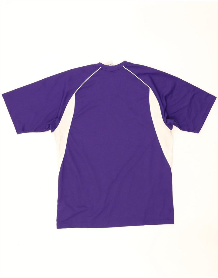 Tricou pentru bărbați Adidas Top mic violet din poliester color bloc