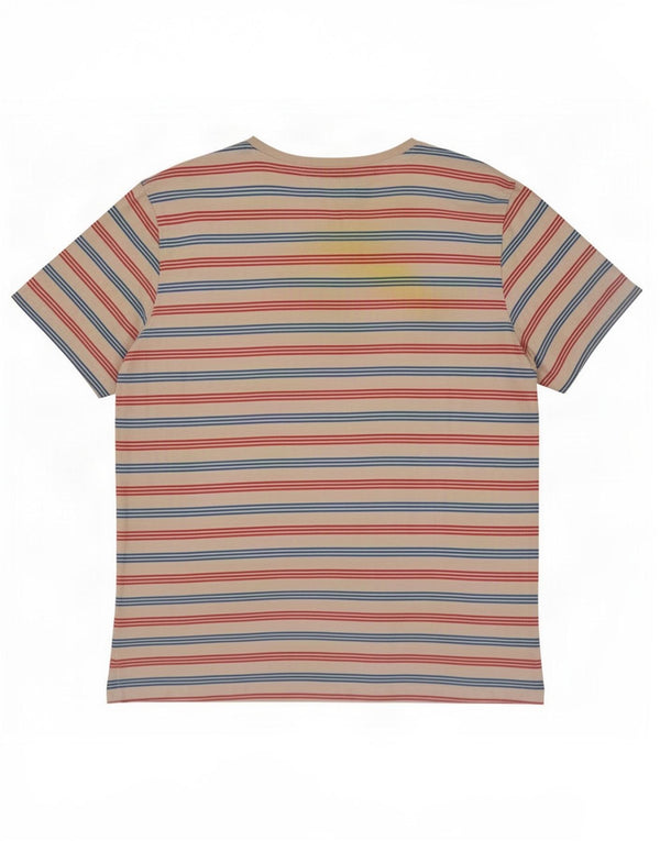 Crew Clothing Tricou pentru bărbați Top mare din bumbac cu dungi multicolore