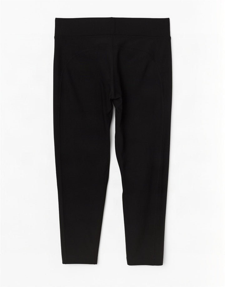 Leggings Capri Under Armour pentru femei Heat Gear UK 8, poliester negru mic