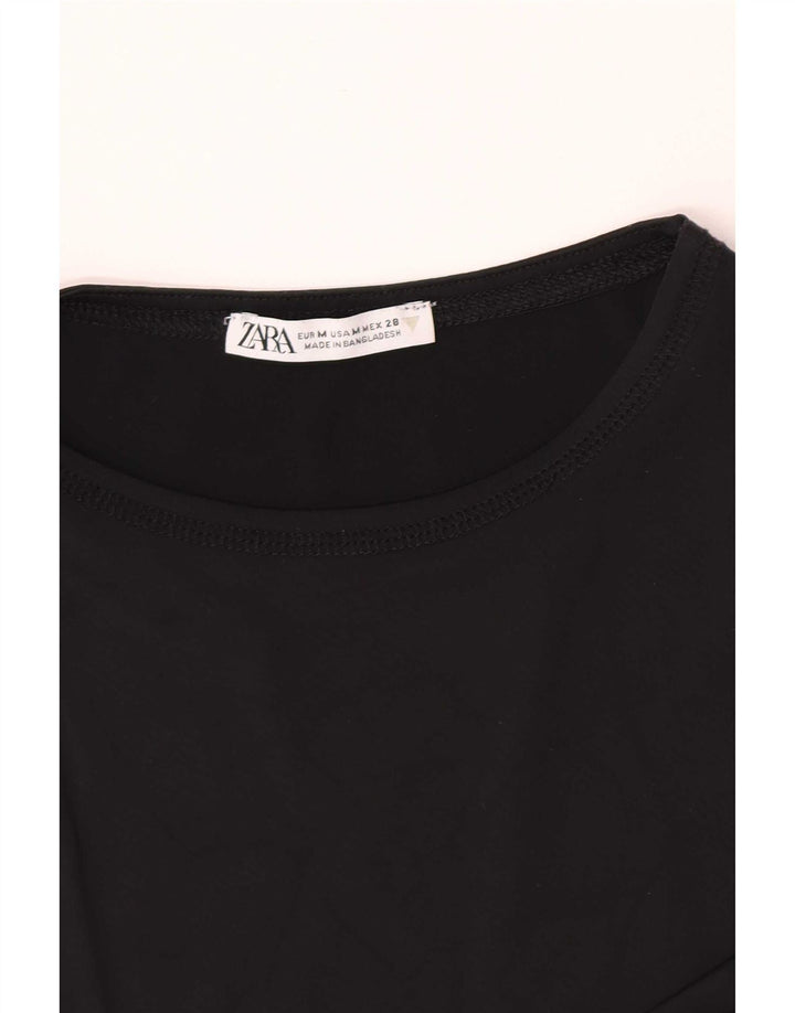 Tricou pentru femei Zara UK 12 Medium Negru