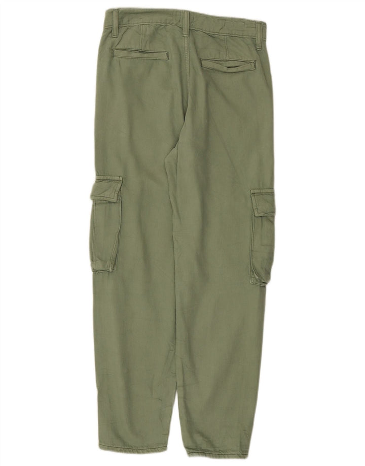 Pantaloni cargo drepti pentru femei Levi's L23 L26 bumbac verde