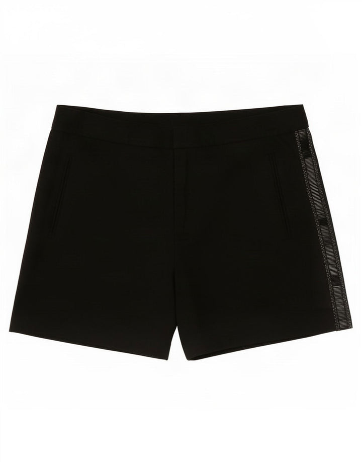 Pantaloni scurți casual pentru femei cu talie înaltă Zara Medium W28 Poliester negru