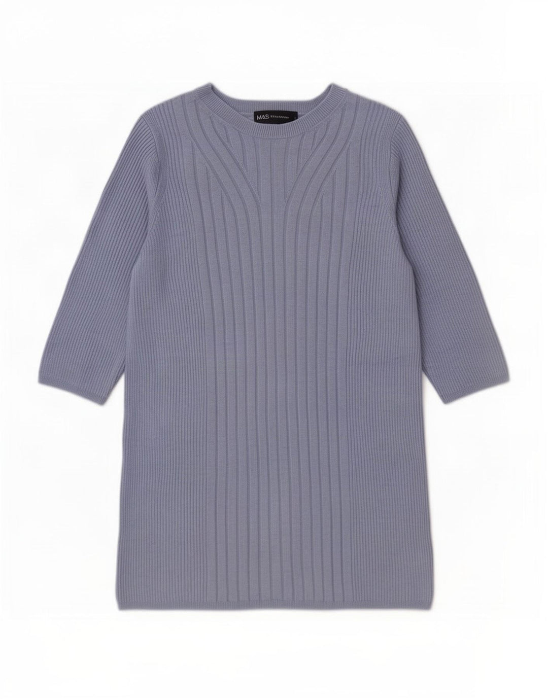 Pulover pentru femei Marks & Spencer cu decolteu triplu UK 12 Medium Blue