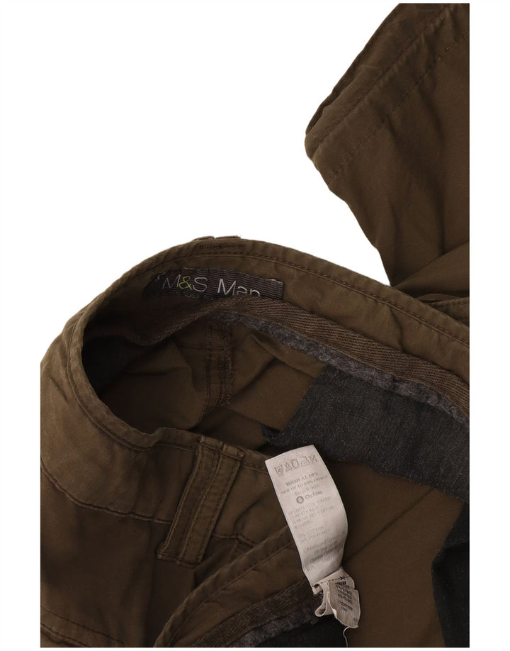 Pantaloni scurți cargo pentru bărbați Marks & Spencer W38 XL bumbac kaki
