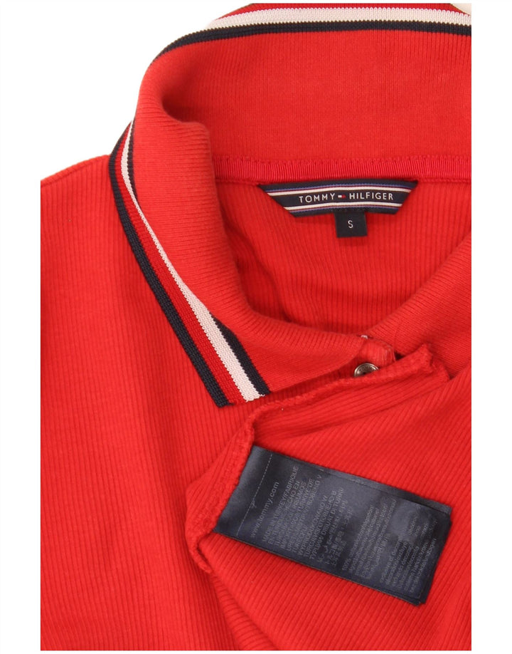 Tricou polo Tommy Hilfiger pentru femei UK 8 Small Red
