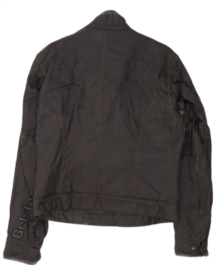 Jachetă Belstaff Graphic Racer pentru bărbați UK 38 Medium Black Nylon