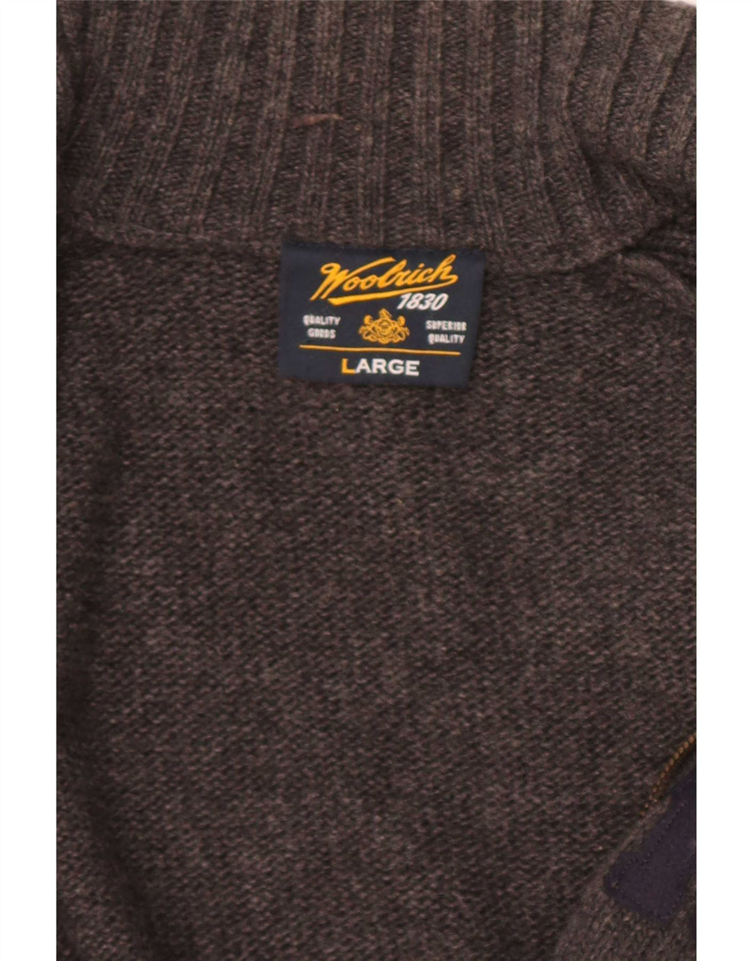 Pulover cardigan grafic pentru bărbați Woolrich, mare, gri