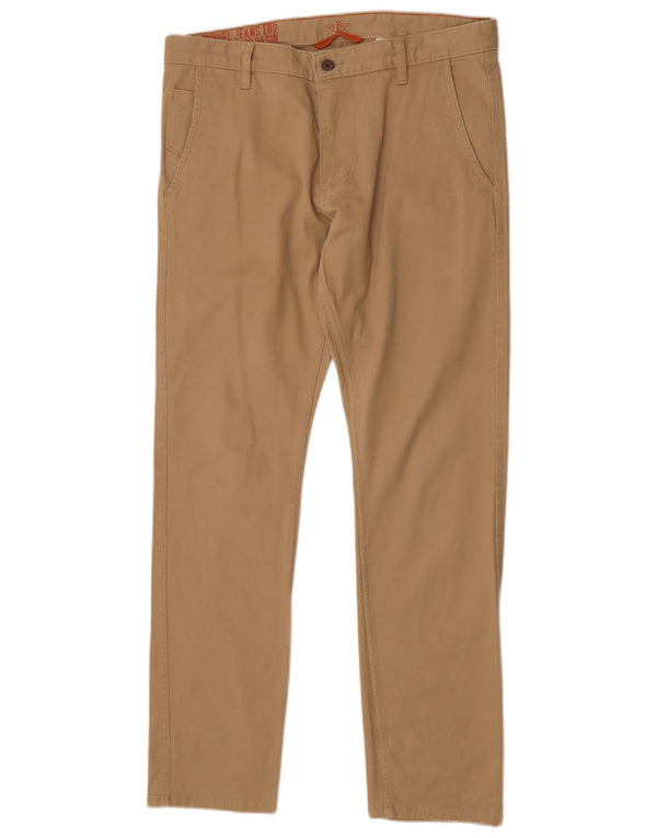Dockers Pantaloni Drepți Casual Bărbați L34 L32 Bumbac Bej