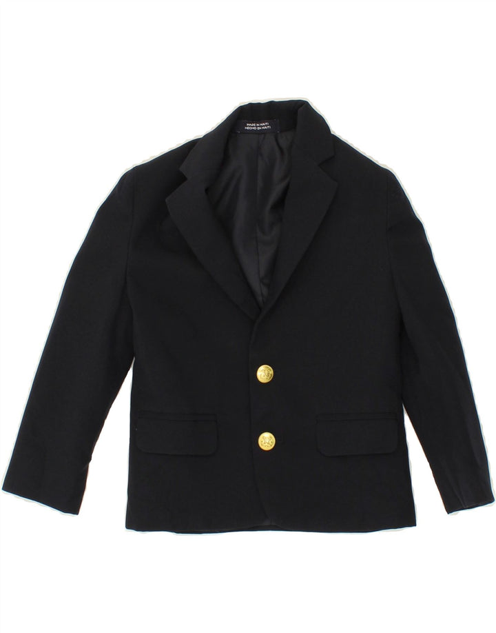 NAUTICA Boys 2 Button Blazer Jacket 2-3 Years Navy Blue Polyester Vintage Nautica and Second-Hand Nautica from Messina Hembry 