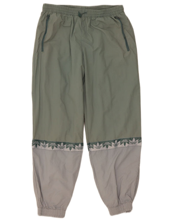 Pantaloni de trening Adidas Primegreen Graphic pentru bărbați Pantaloni de jogging, mari, verde