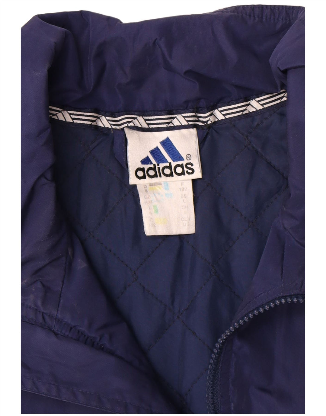 Jachetă de vânt pentru bărbați Adidas UK 44/46 Poliamidă mare albastru bleumarin