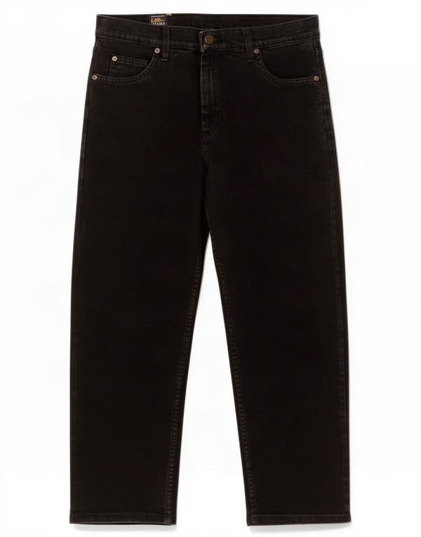Blugi Lee Brooklyn Straight pentru bărbați W33 L28, bumbac negru