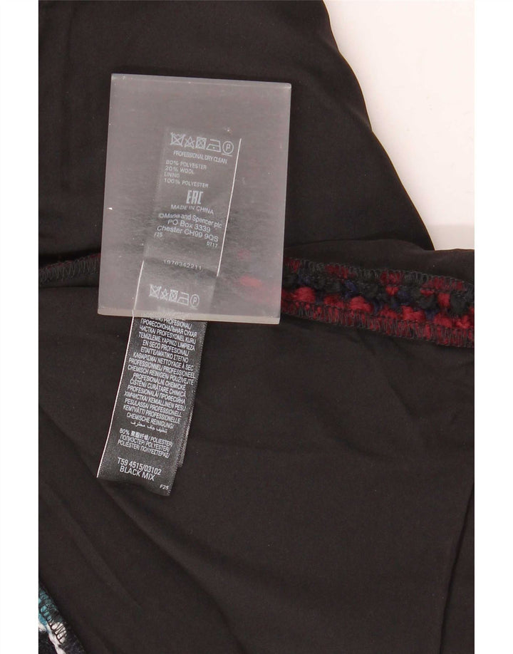 Fusta mini pentru femei Marks & Spencer UK 16 Large W34 Multicolor Check