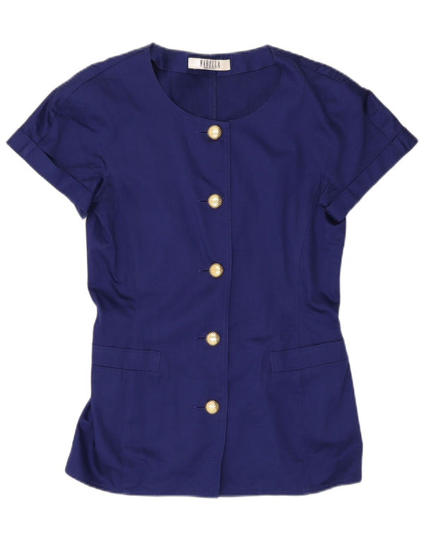 Cardigan cu mânecă scurtă pentru femei Marella UK 10 Small Bleumarin