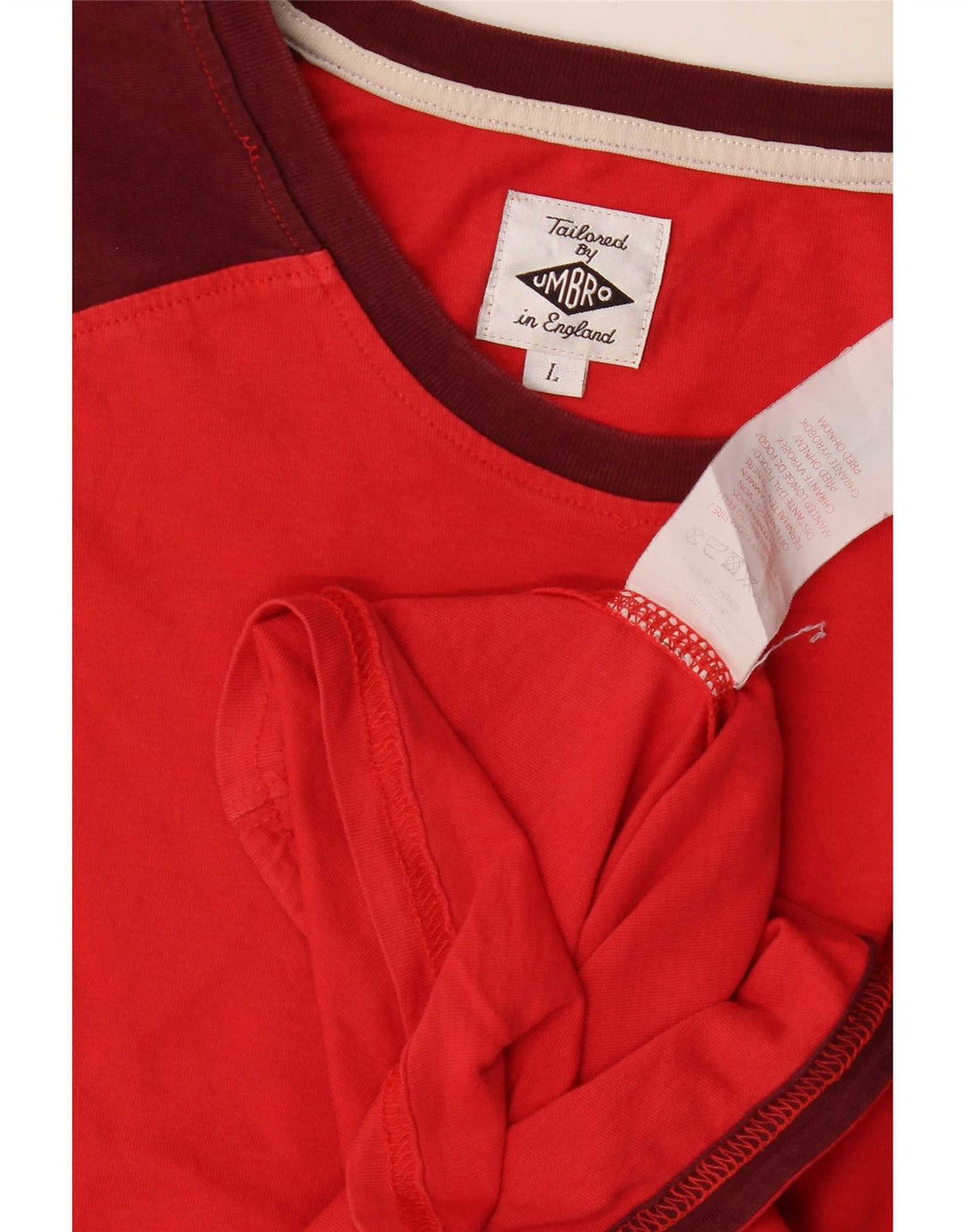 Tricou Umbro pentru bărbați Top mare roșu Colorblock