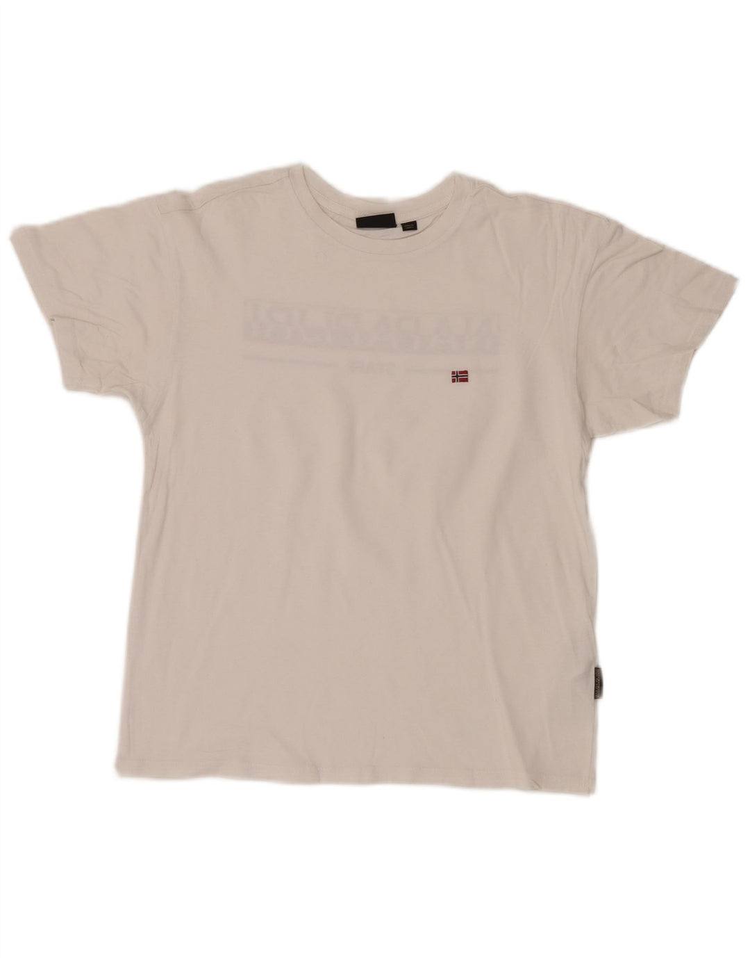 Tricou grafic pentru bărbați Napapijri Top mic din bumbac alb