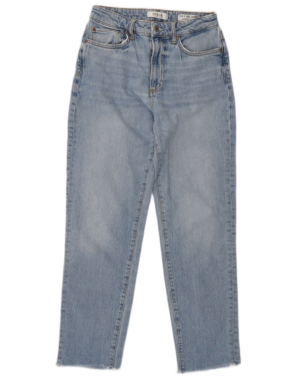 Guess Blugi skinny drepti pentru fete cu talie înaltă 11-12 ani W26 L27 Albastru