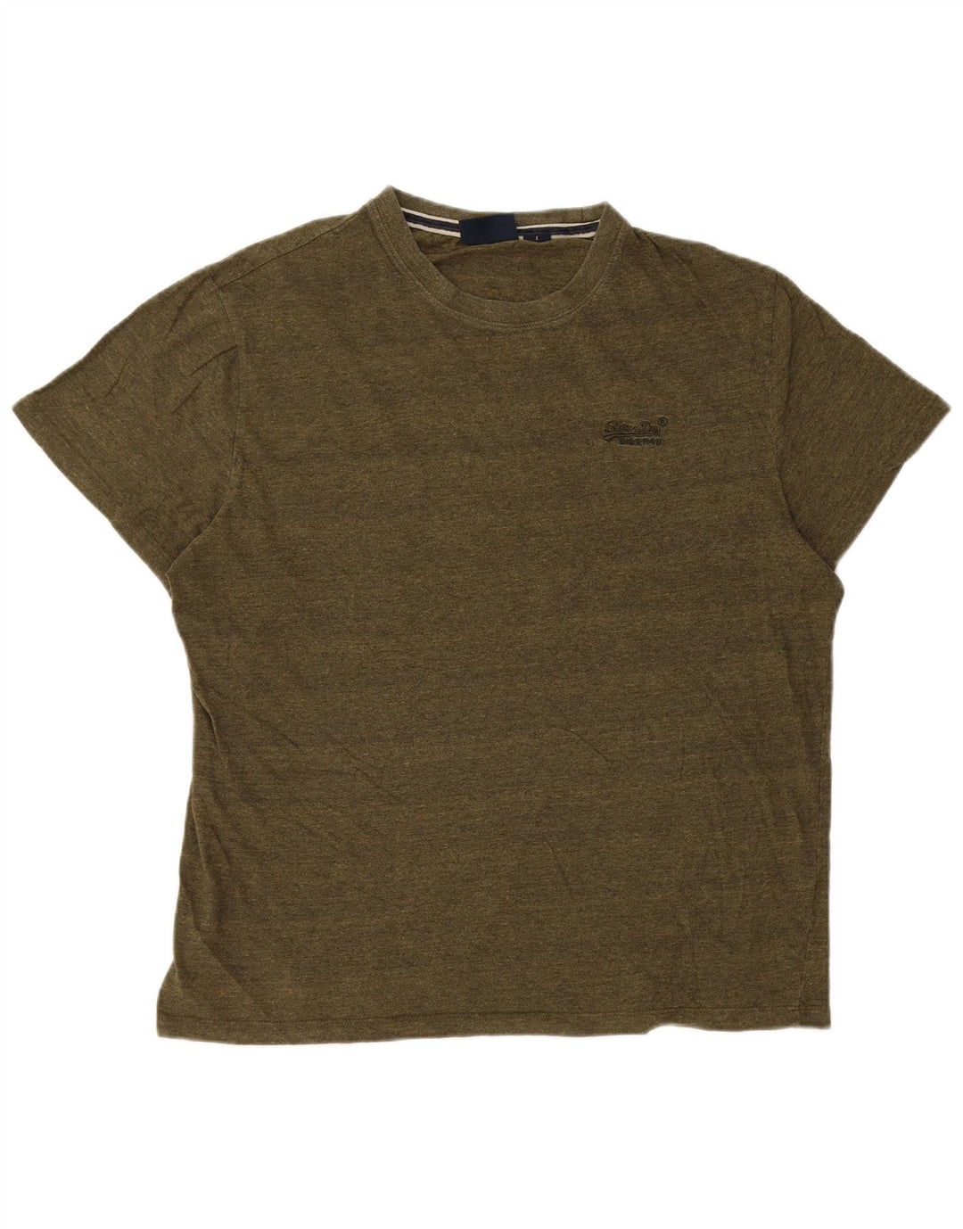 Tricou Superdry pentru bărbați Top 2XL din bumbac cu dungi kaki