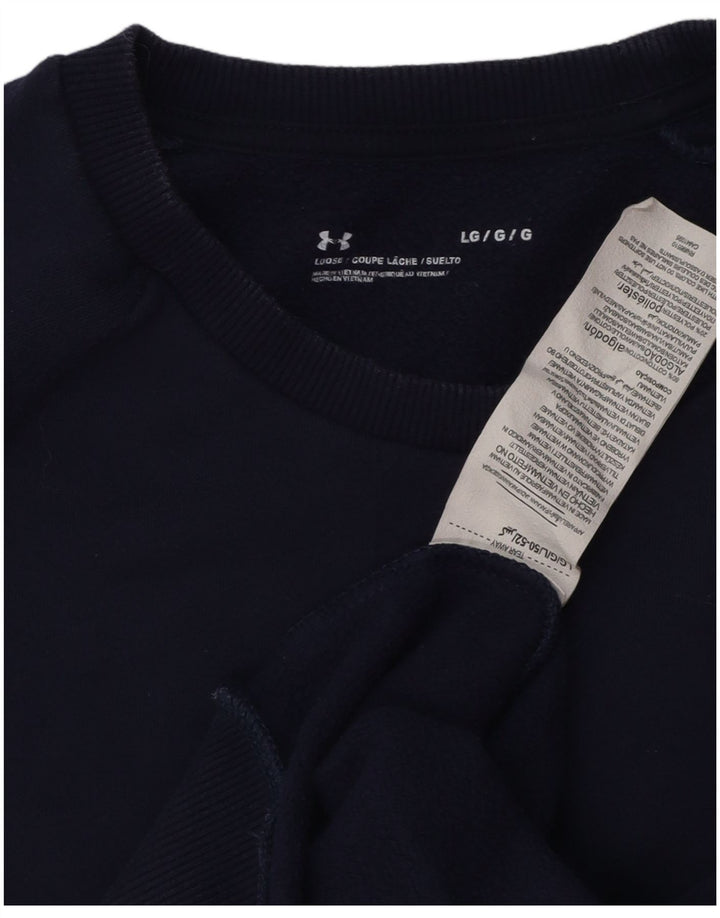 Pulover pentru bărbați Under Armour, mare, albastru, bumbac