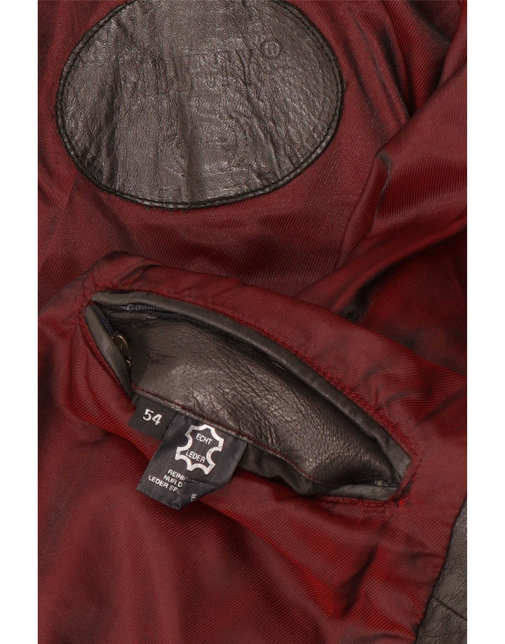 Jachetă din piele pentru bărbați Liberty IT 54 2XL din piele maro