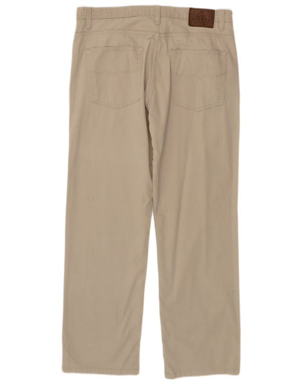Marks & Spencer Pantaloni casual drepti pentru bărbați, Blue Harbour, W34 L29, bej