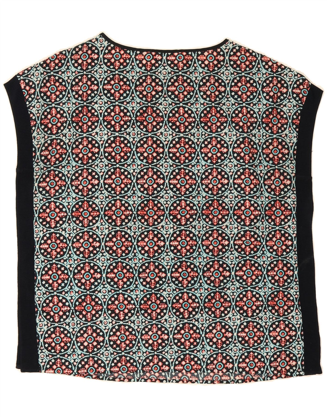 MICHAEL KORS Womens Oversized Vest Top UK 14 Medium Multicoloured Floral Vintage Michael Kors and Second-Hand Michael Kors from Messina Hembry 