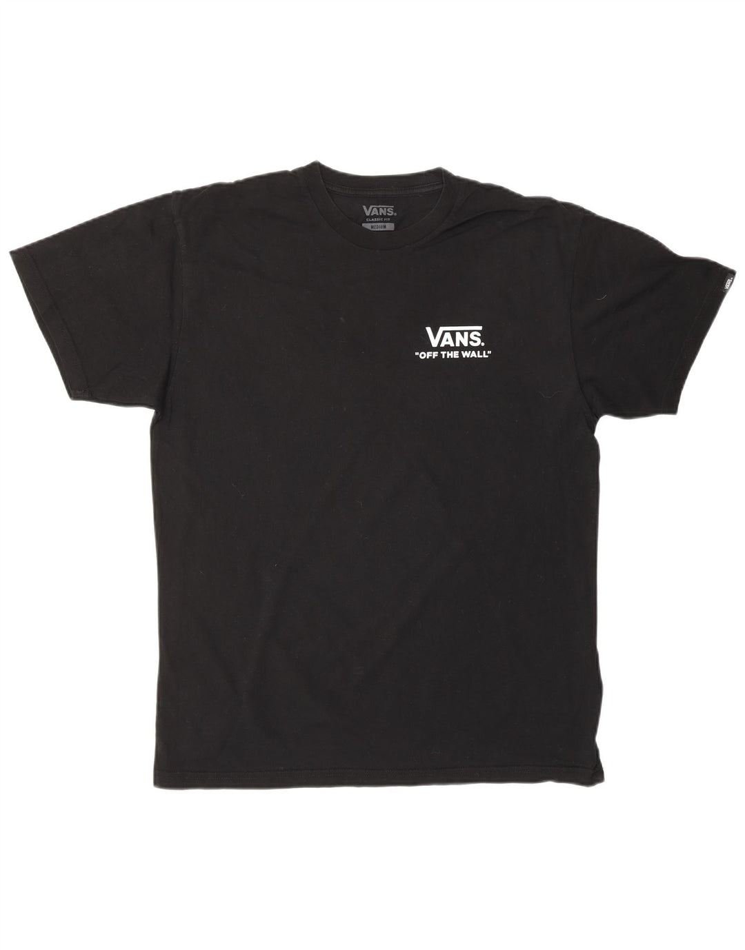 Tricou grafic pentru bărbați VANS Classic Fit Top, bumbac mediu negru