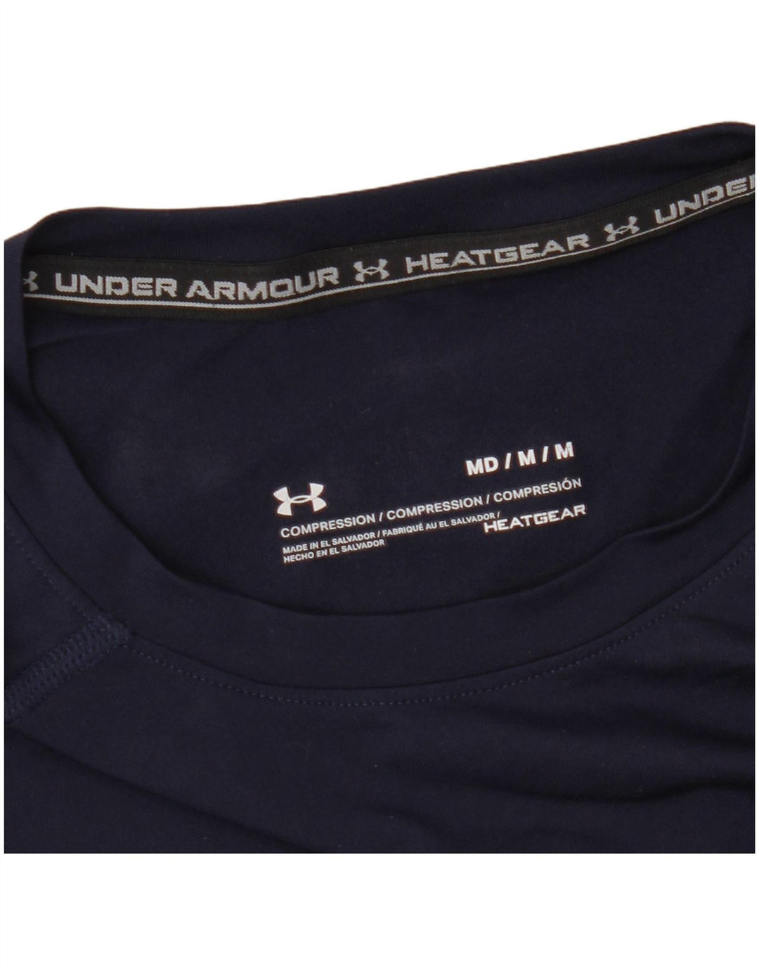 Tricou Under Armour pentru bărbați Heat Gear Top Mediu Bleumarin Sintetic