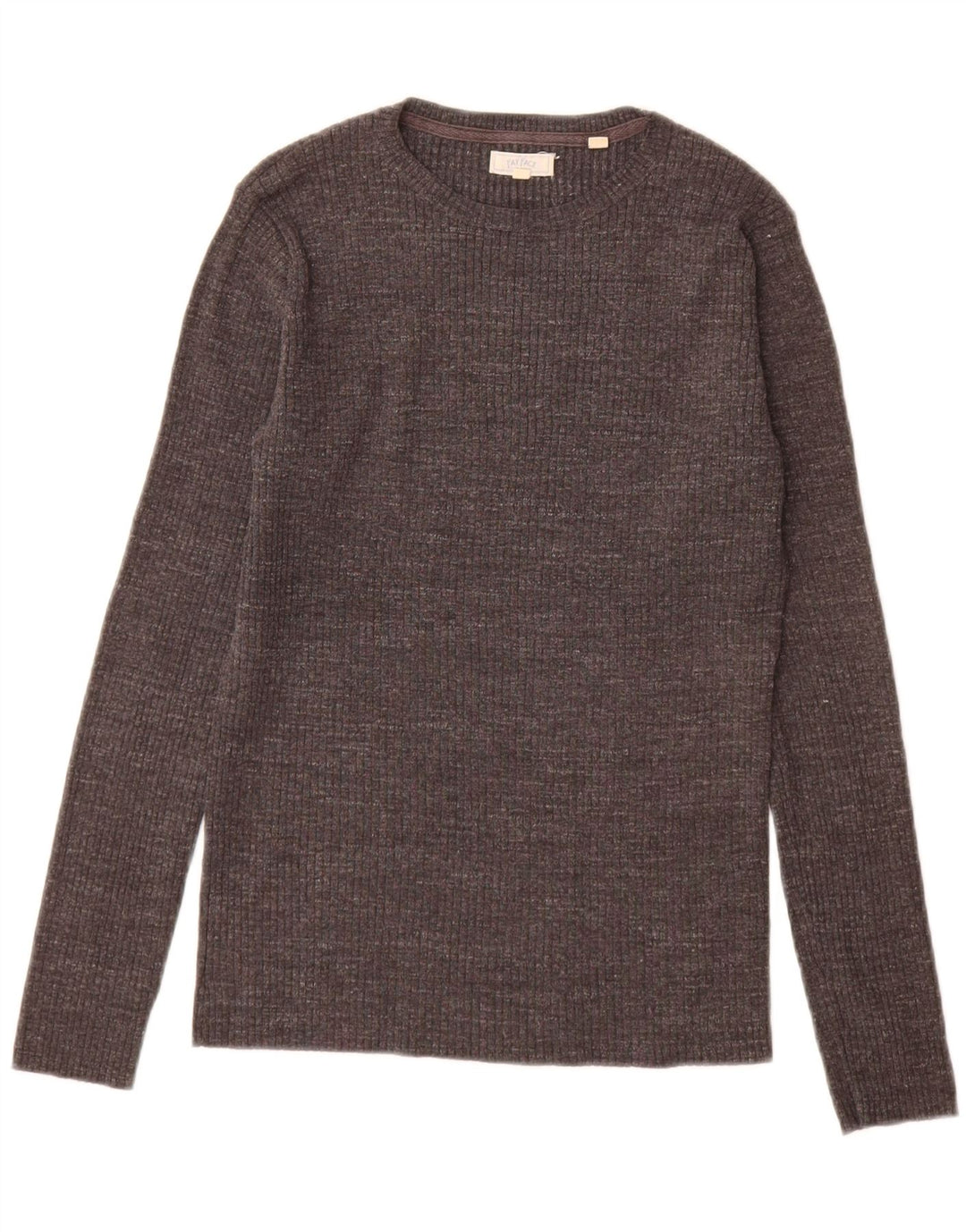 Fat Face pentru femei Top cu mânecă lungă UK 12 Medium Gri Bumbac