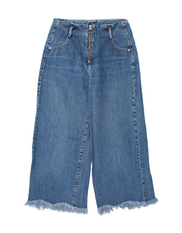 ZARA Womens Cropped Jeans EU 34 2XS W24 L23 Blue Vintage Zara and Second-Hand Zara from Messina Hembry 