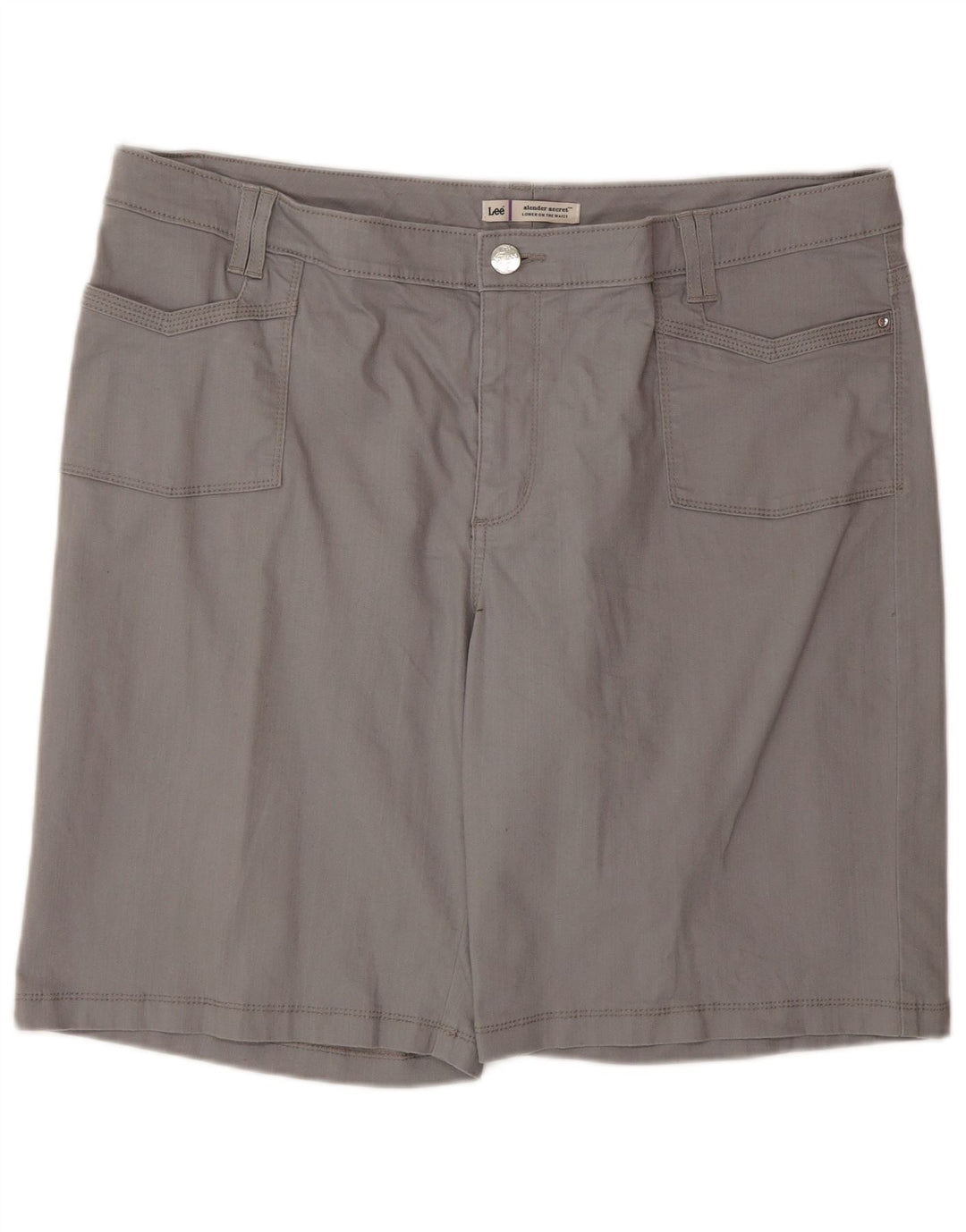 Pantaloni scurți casual LEE Slender Secret pentru femei W40 2XL gri