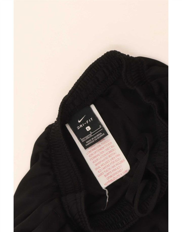 Pantaloni de trening Nike pentru băieți 12-13 ani, mari, negru, poliester color bloc